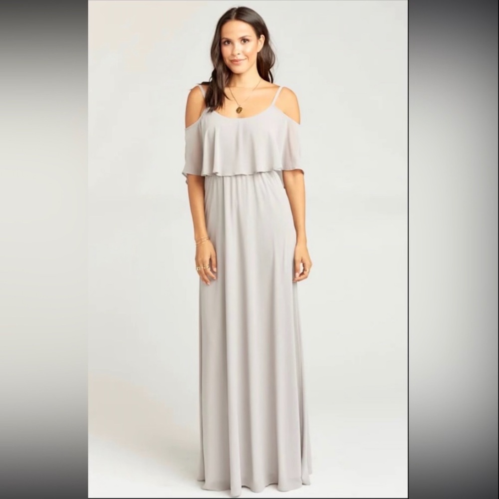 SHOW ME YOUR MUMU Caitlin Ruffle Maxi Dress‎